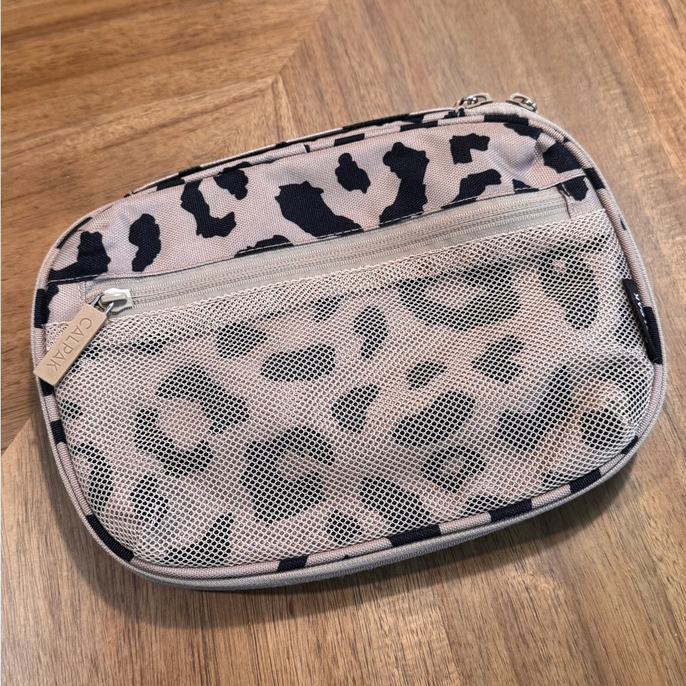 Calpak Animal Print Travel Tech Organizer
